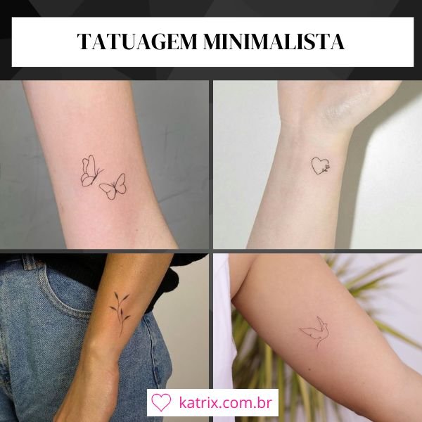 tatuagem minimalista