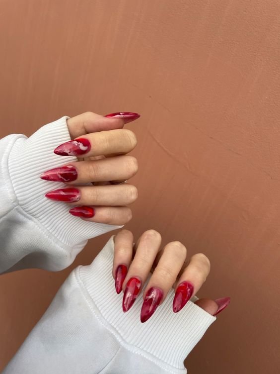 unhas em gel vermelha18 1