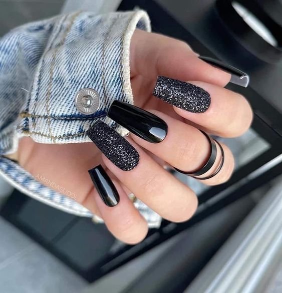 unhas-preta-decoradas13 unhas preta decoradas13