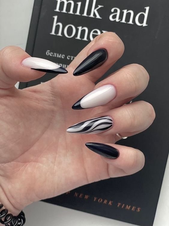 unhas-preta-decoradas20 unhas preta decoradas20