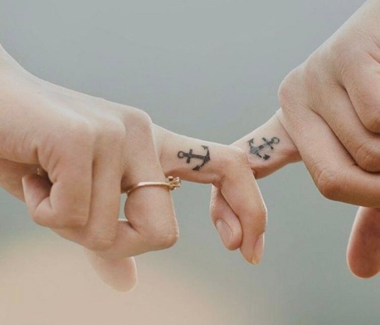 12_tatuagem_de_casal Tatuagem de âncora