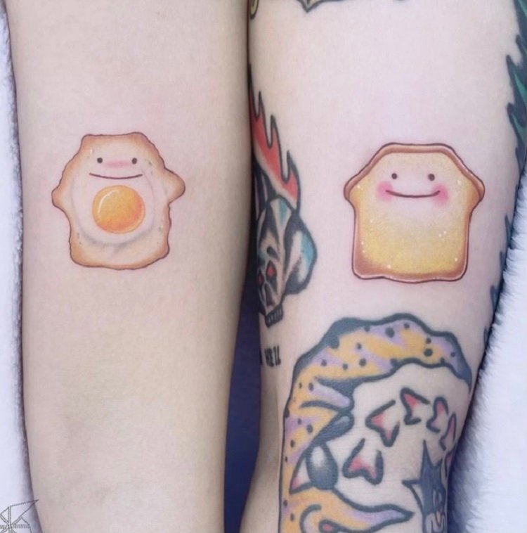 30_tatuagem_de_casal Tatuagem de café da manhã em casal