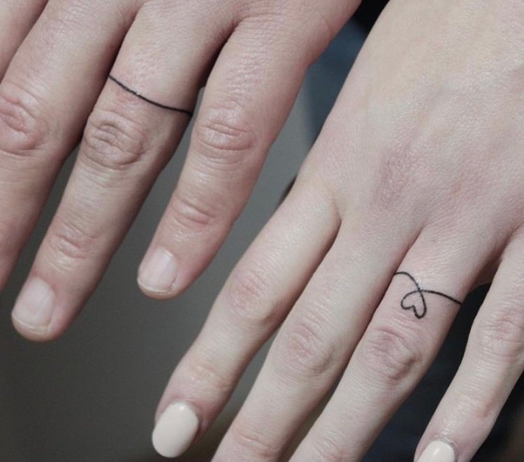 3_tatuagem_de_casal tattoo que substitui a aliança