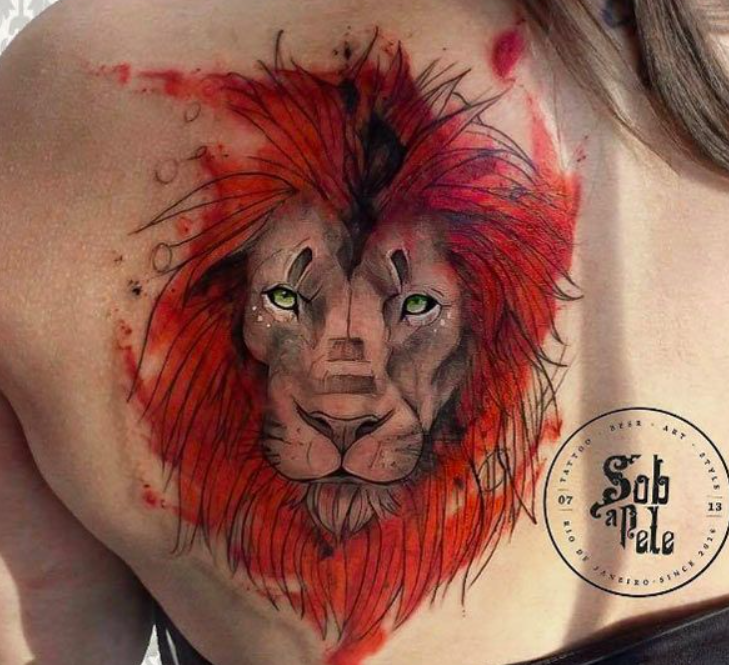 leão tatuagem