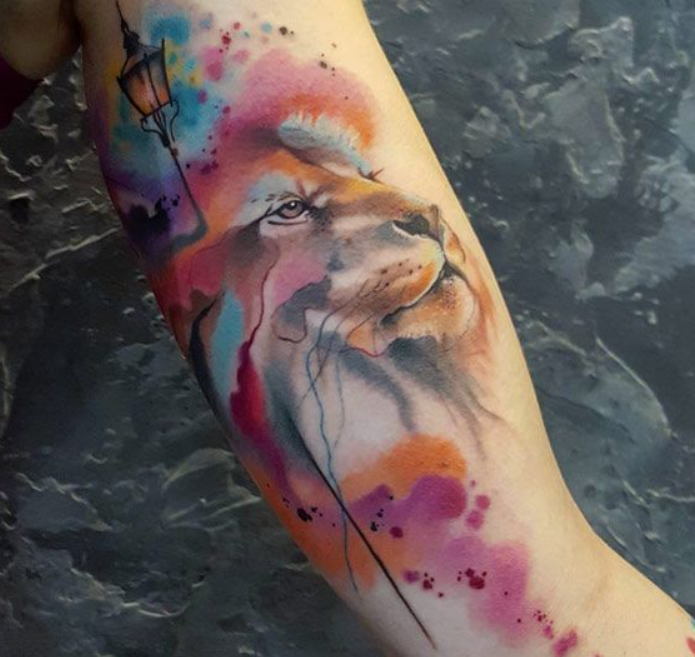 tatoo leão