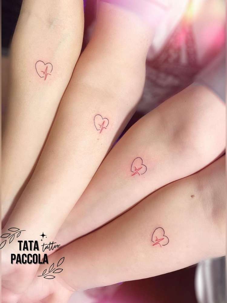 tatuagem-de-amigas-16 Opção de tatuagem de amigas