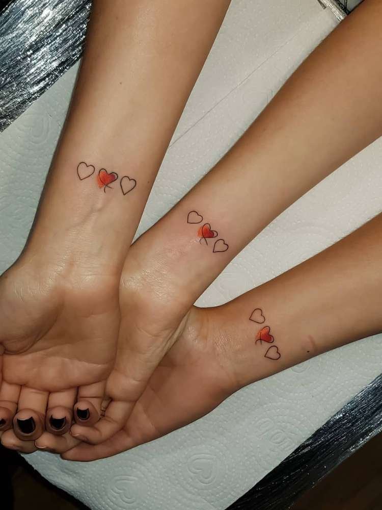 tatuagem-de-amigas-24 Opção de tatuagem de amigas
