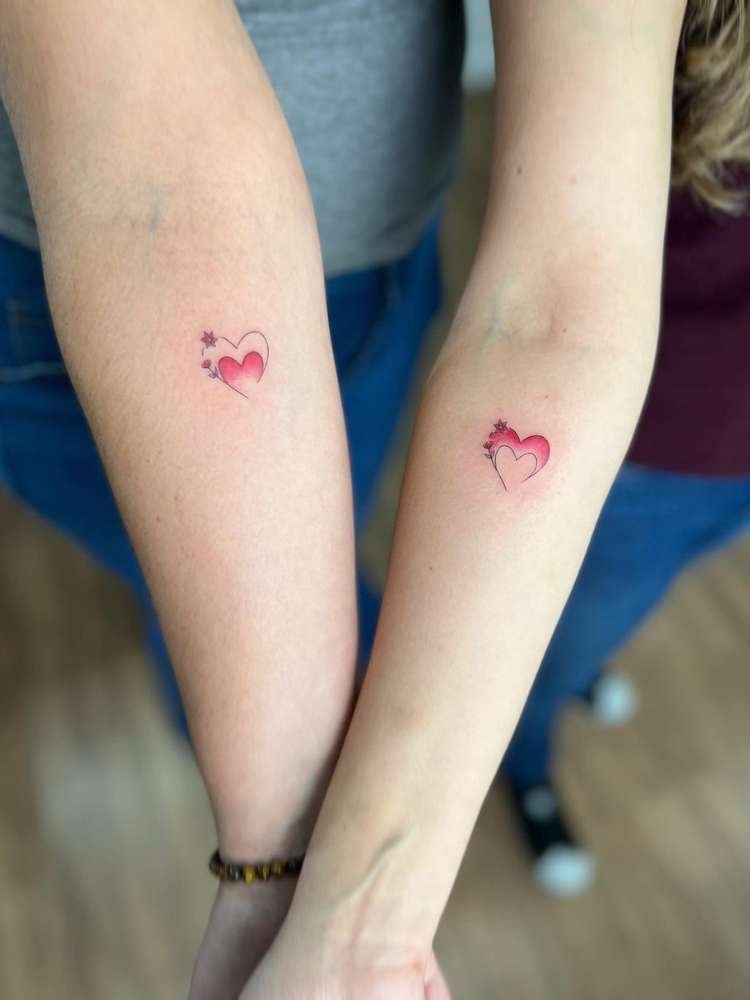 tatuagem-de-amigas-28 Opção de tatuagem de amigas