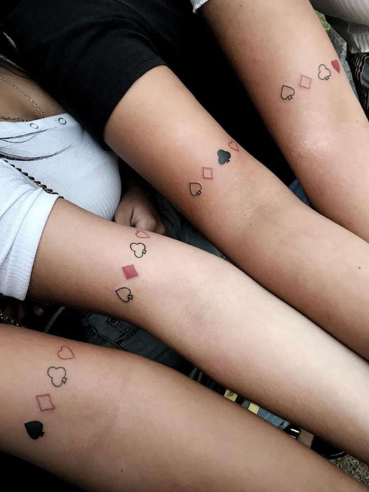 tatuagem-de-amigas-30 Opção de tatuagem de amigas