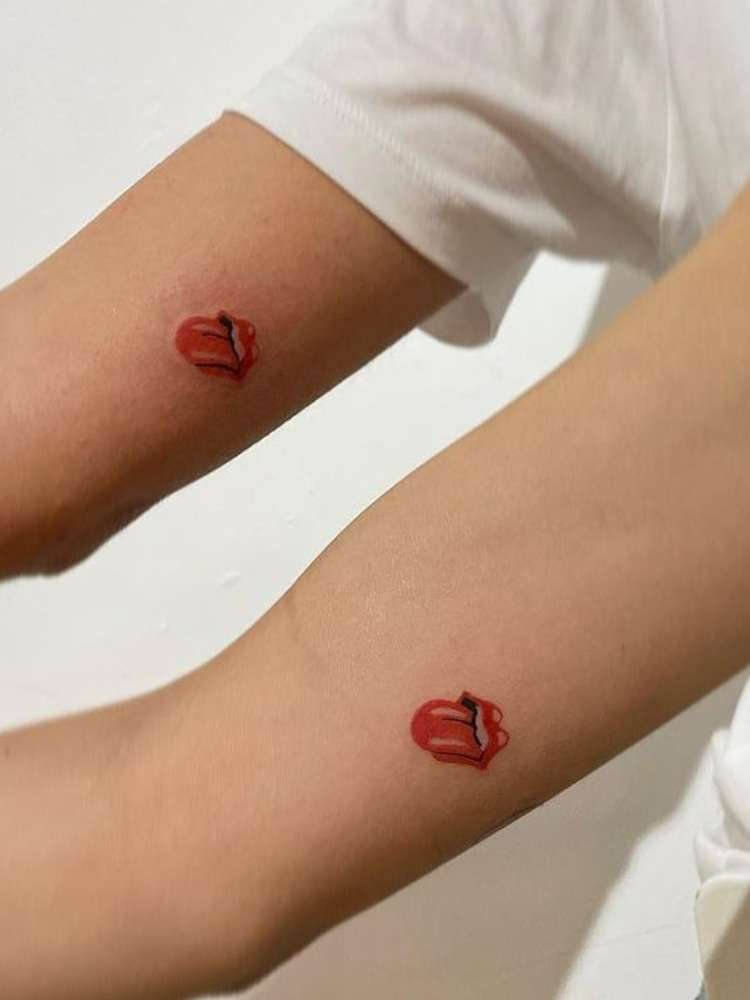 tatuagem-de-amigas-39 Opção de tatuagem de amigas