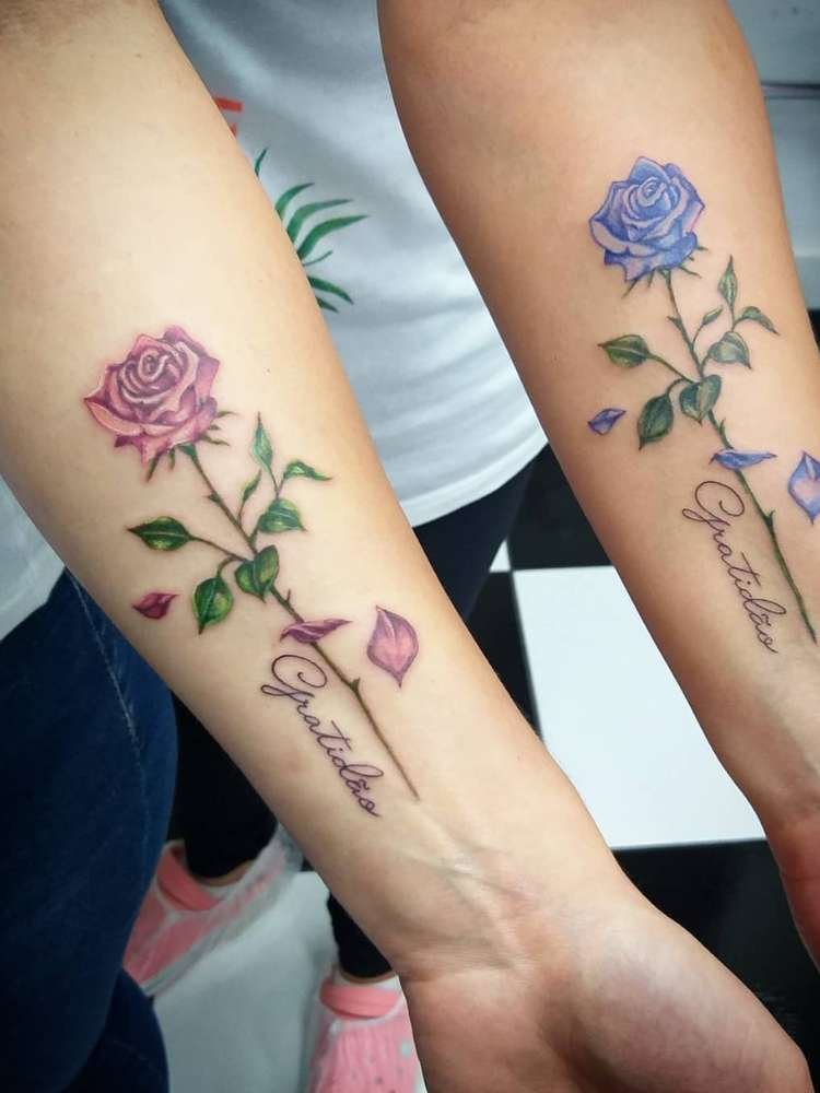 tatuagem-de-amigas-48 Opção de tatuagem de amigas